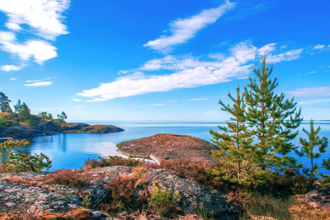 Выход к морю в Карелии