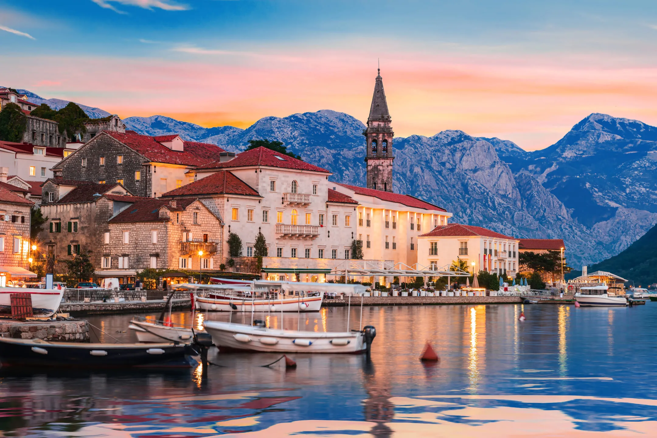 Причал в Черногории