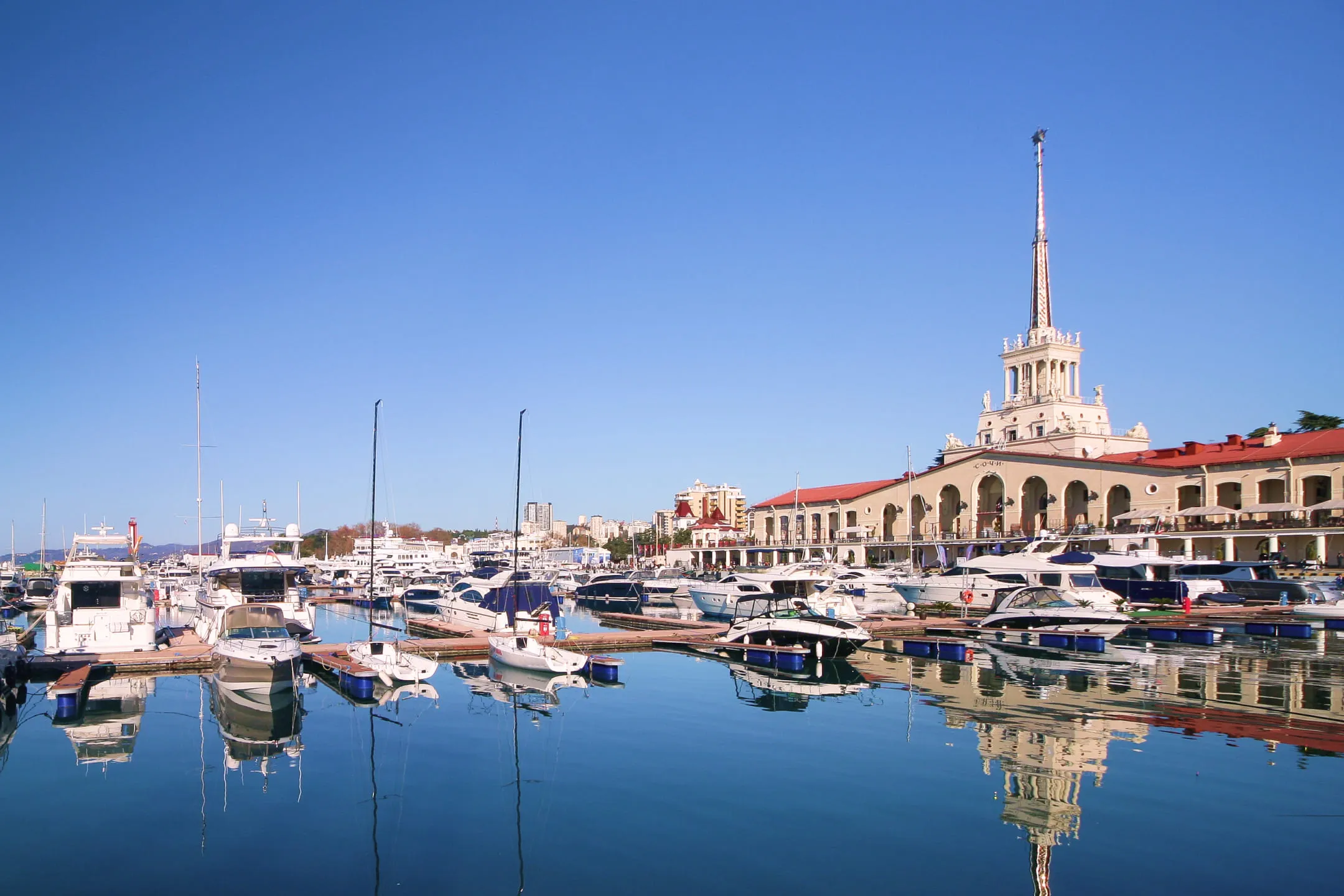 Речной вокзал в Сочи