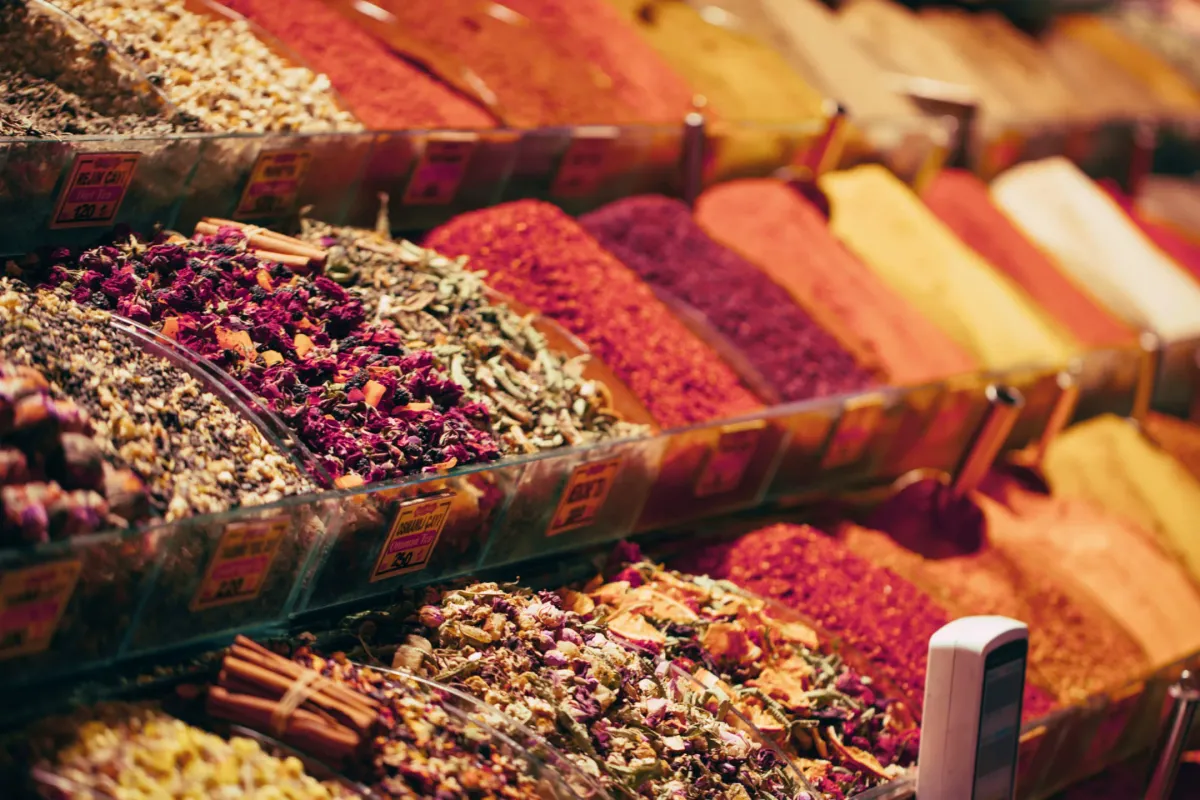 Лавка со специями в Турции