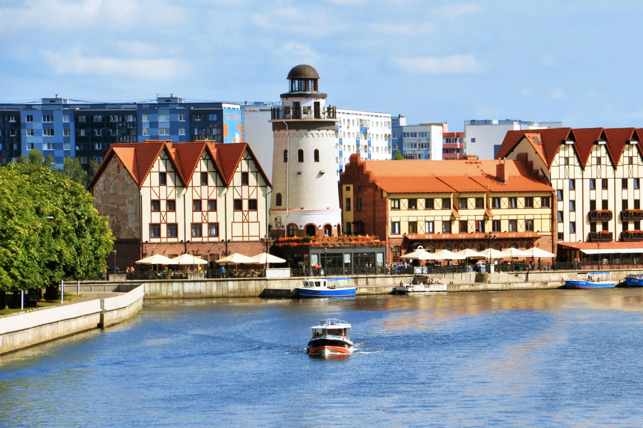 Рыбацкая деревня в Калининграде