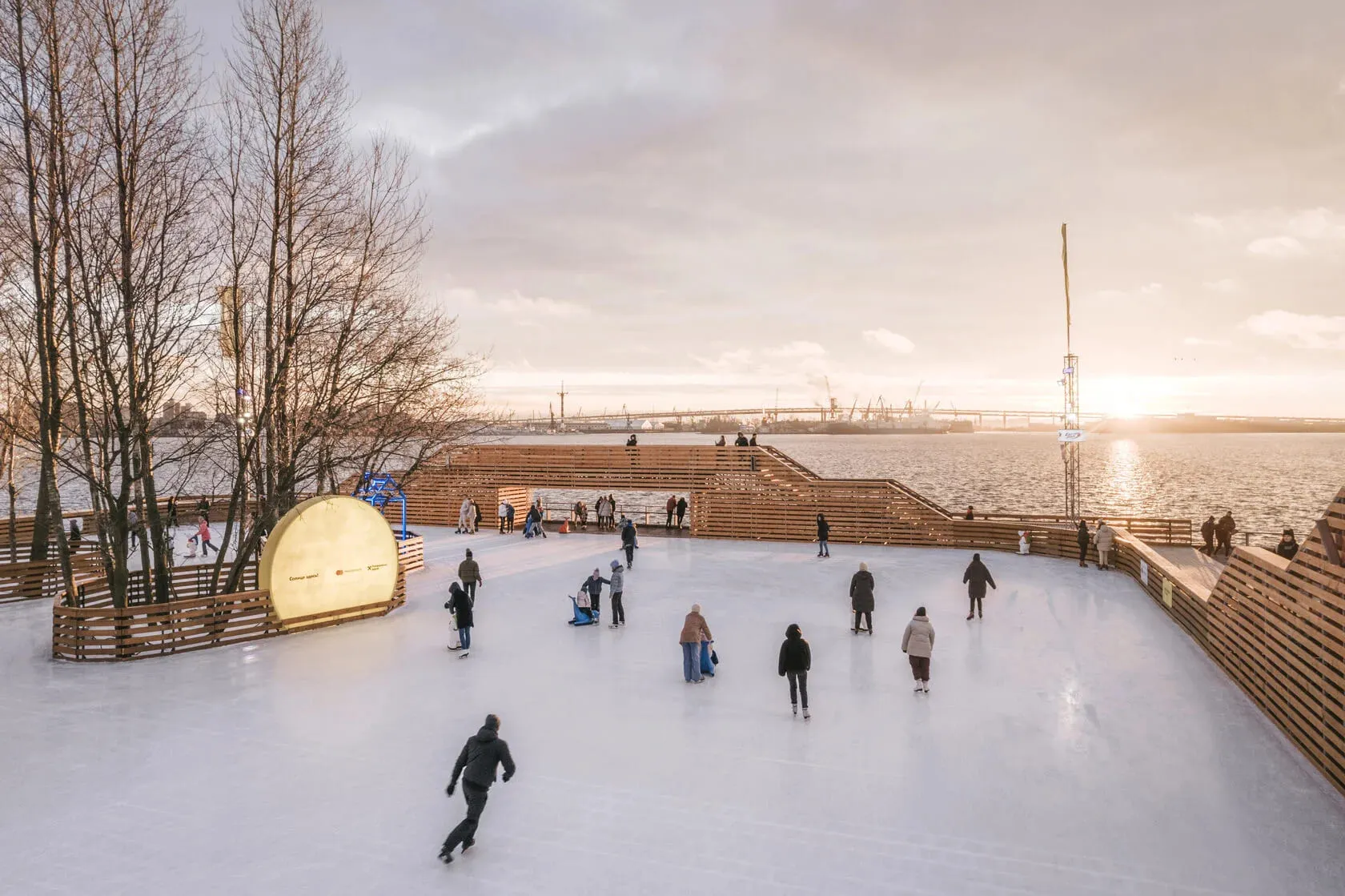 Открытые катки Санкт-Петербурга: где кататься зимой 2025-2026