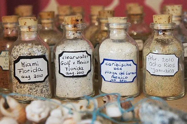 Песок с пляжа сувенир