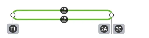 зеленый автобус шаттл