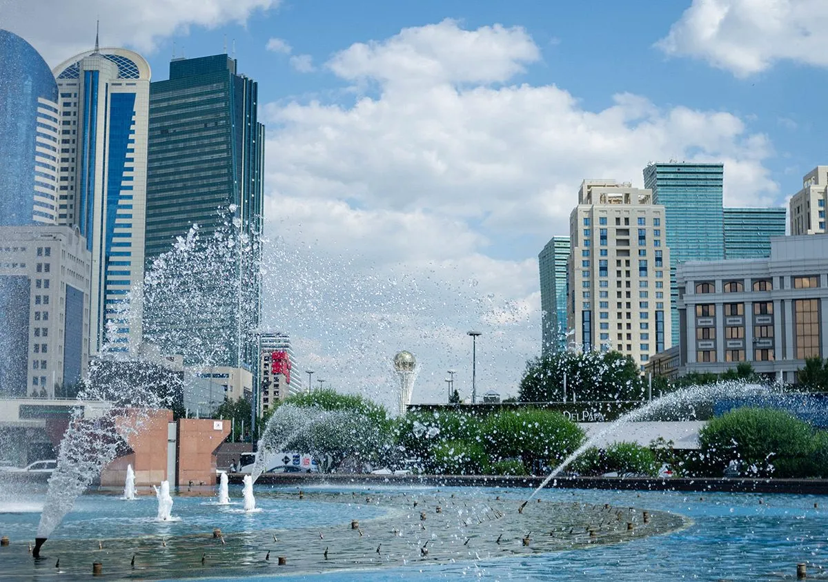 Фонтаны в центре города