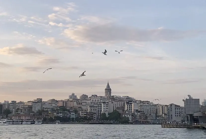 Вид на город