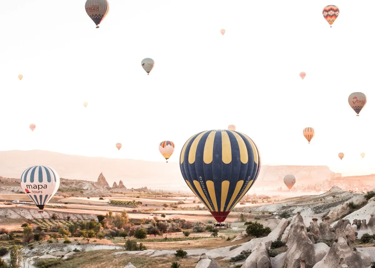 Фестиваль воздушных шаров в Каппадокии