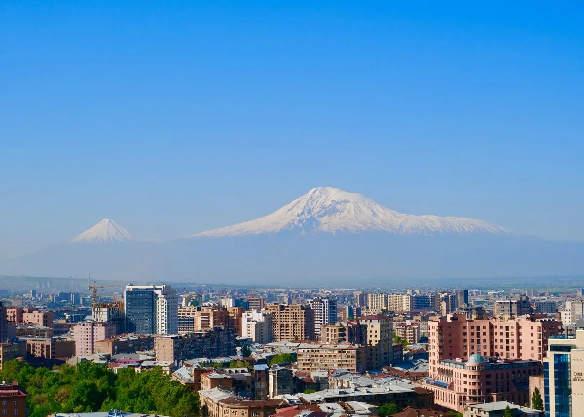 Город с высоты птичьего полёта